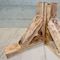 Ekena Millwork 3 1/2"W x 8"D x 8"H Vintage Farmhouse Bracket, Barnwood Decor Collection, Pebble Grey BKTB03X08X08TRPG - alternate 6